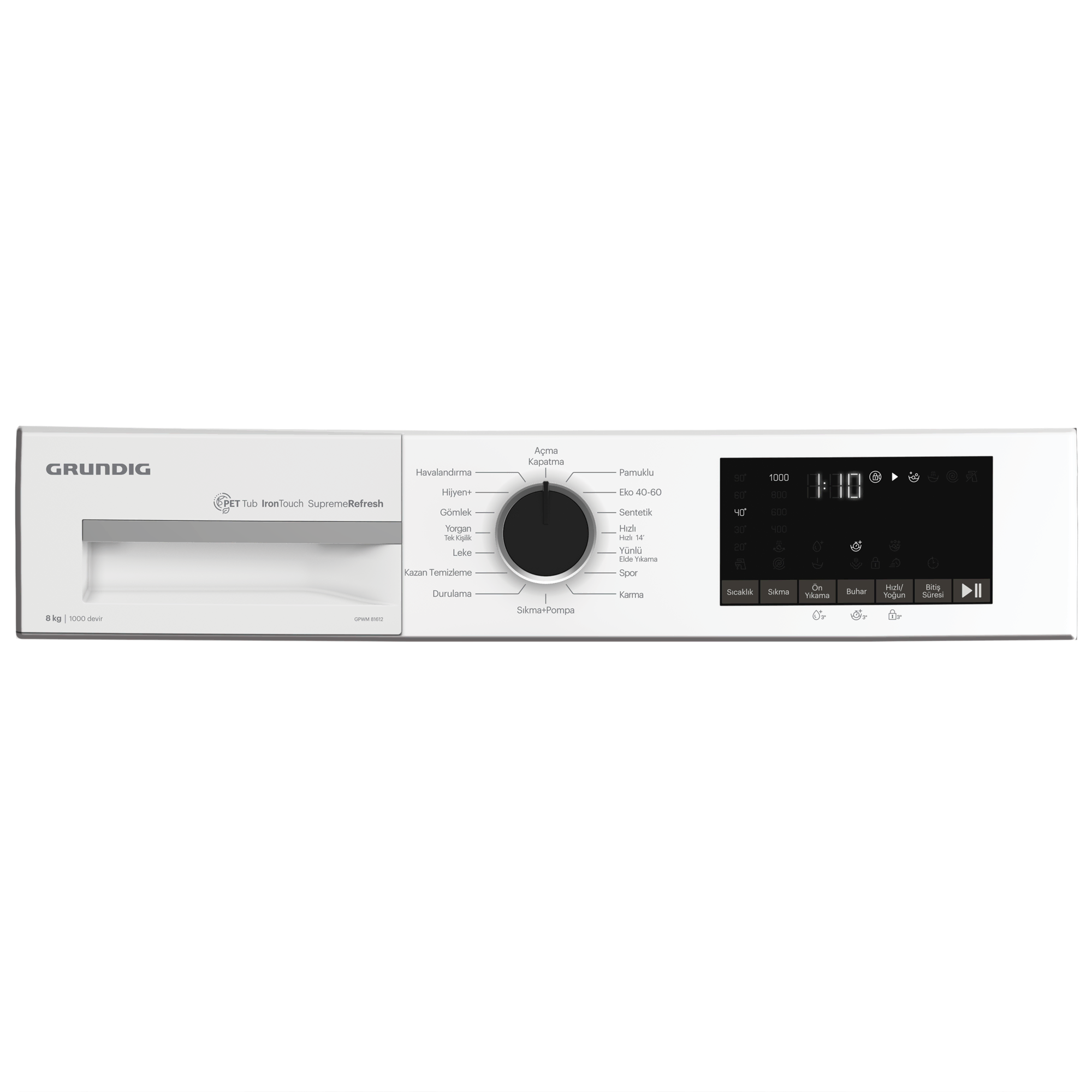 GPWM 81612 Çamaşır Makinesi