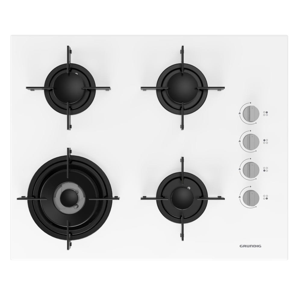 GIGL 622410 W Gazlı Cam Tablalı Ocak