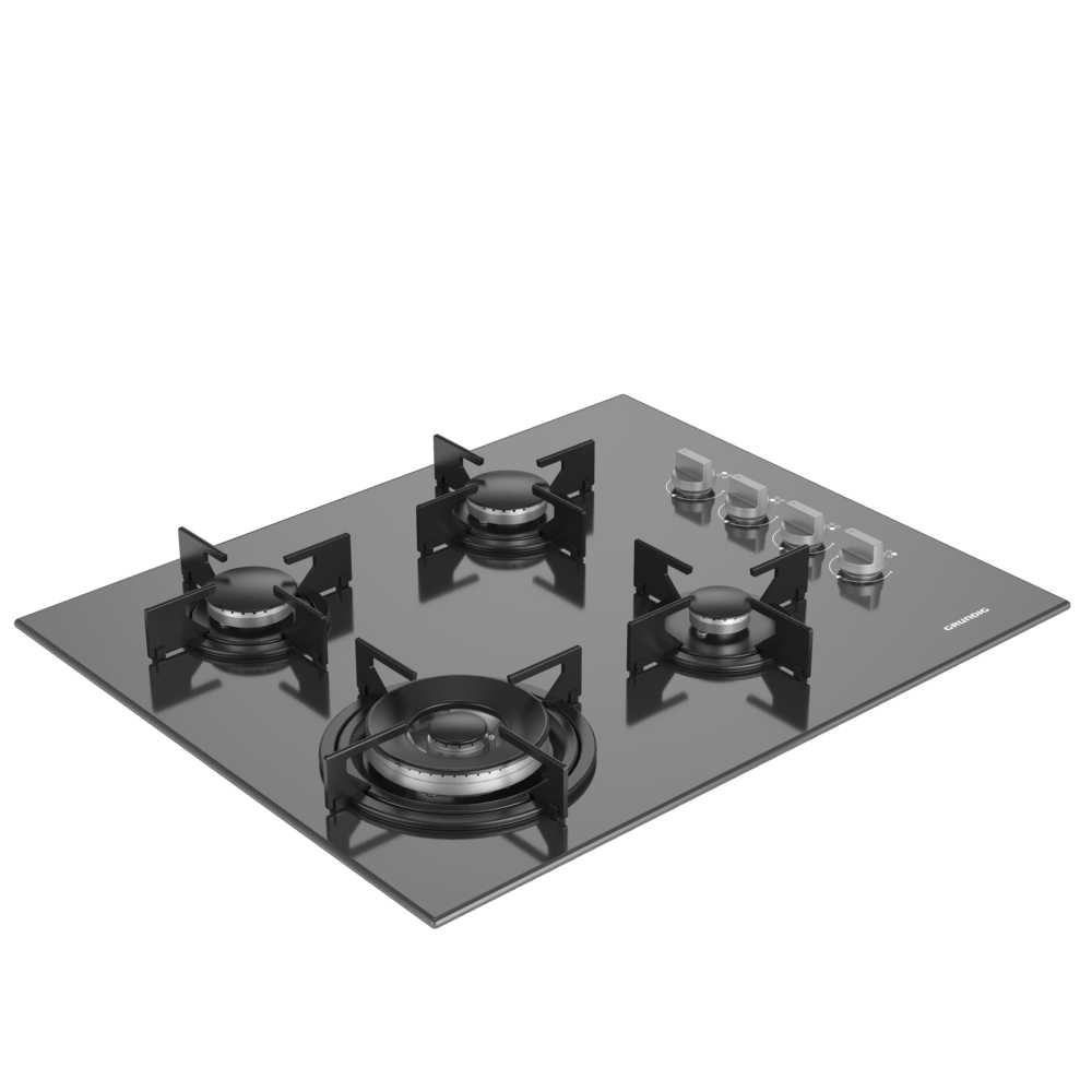 GIGL 622410 GR Gazlı Cam Tablalı Ocak