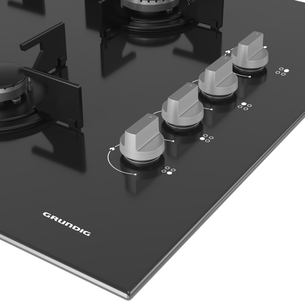 GIGL 622410 GR Gazlı Cam Tablalı Ocak