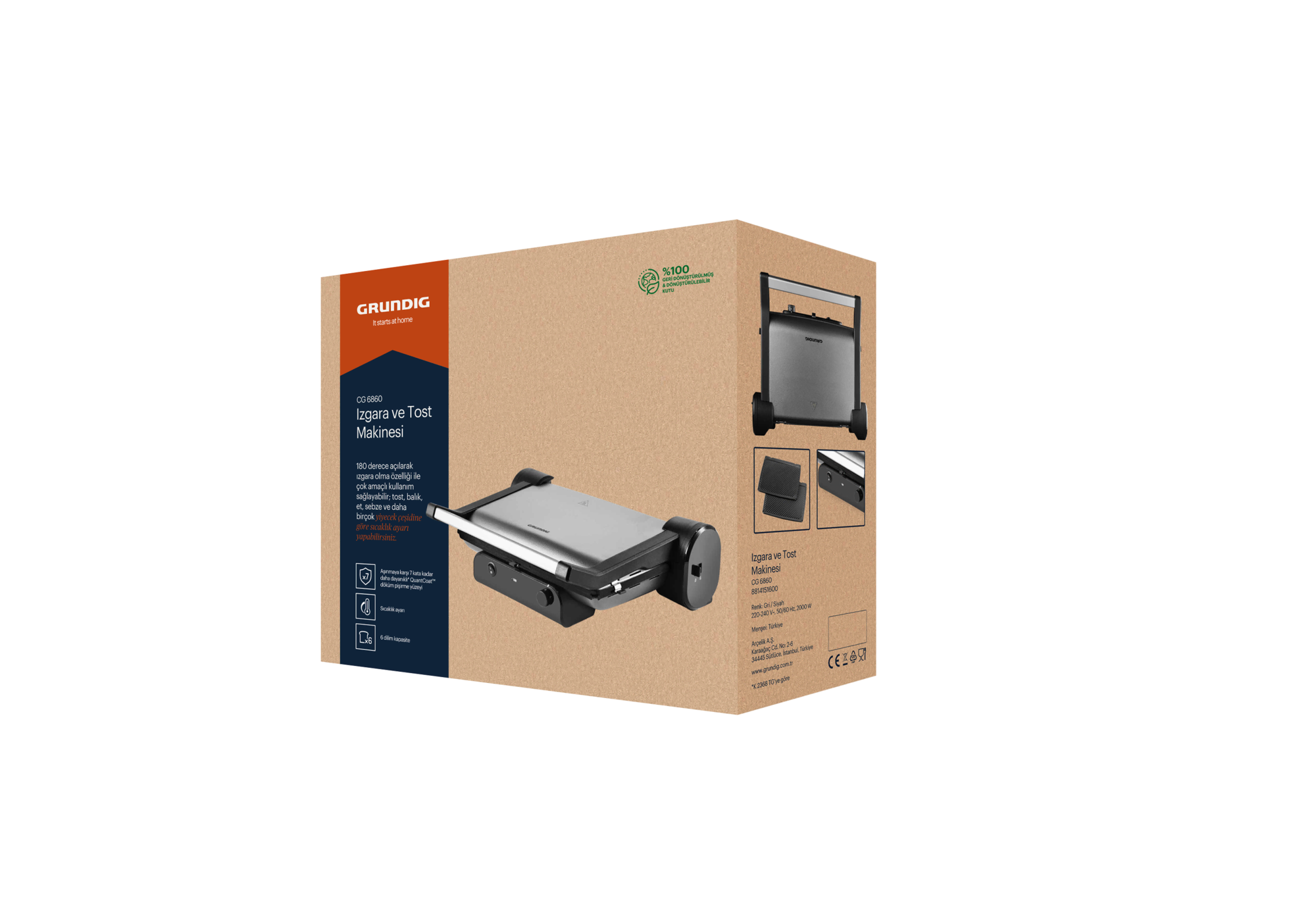 CG 6860 Tost Makinesi