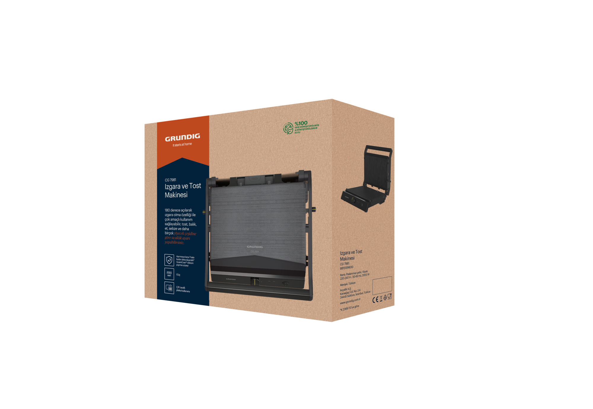 CG 7981 Tost Makinesi